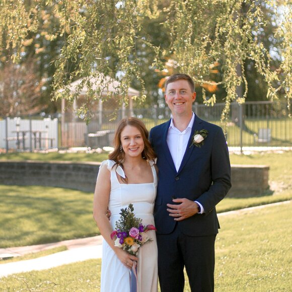 Show Me Your Mumu Garden Midi Dress in Ivory Luxe Satin - Picture 3 of 6